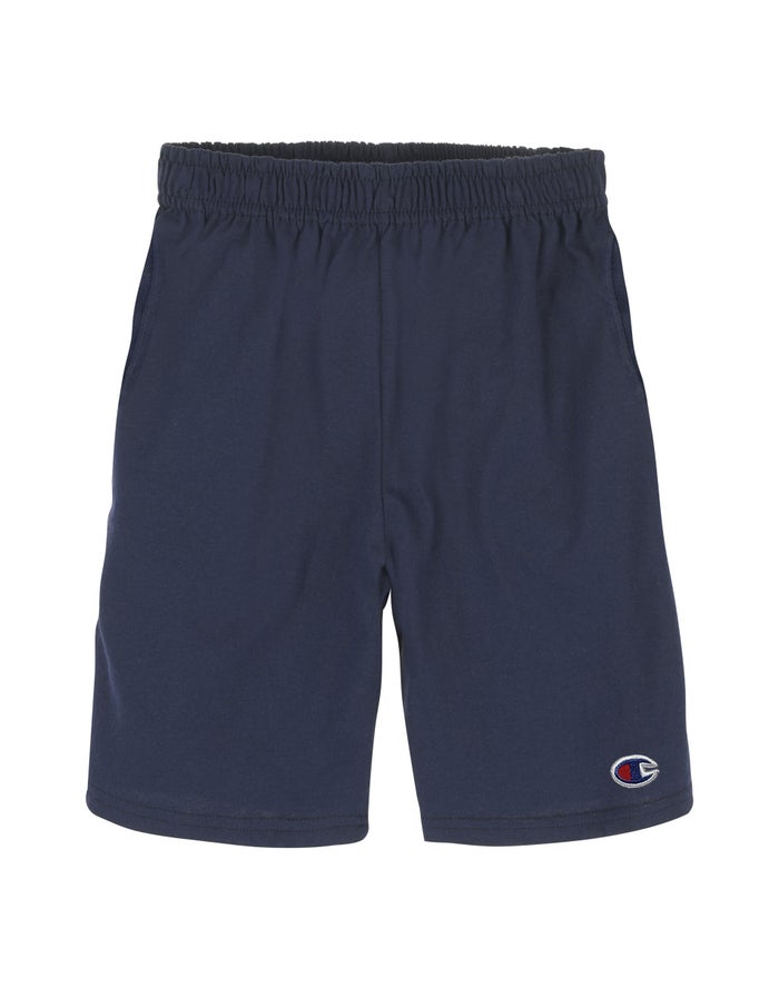 Champion Everyday Cotton With Pockets Korte Broek Jongens - Donkerblauw - Belgie 4185NFCVZ